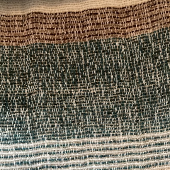 Antonio Salgado Wool/Cotton Throw NEW - Picture 5 of 9